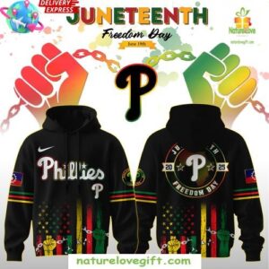 Philadelphia Phillies Juneteenth 2025 Hoodie Gift for Fans