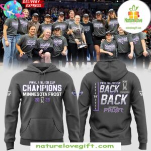 PWHL Minnesota Frost 2025 Walter Cup Champions Hoodie