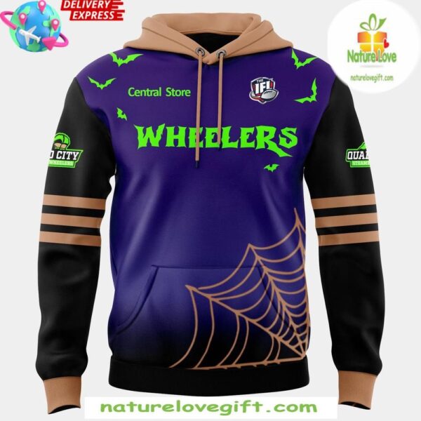 Quad City Steamwheelers 2025 Halloween Hoodie Halfway Night