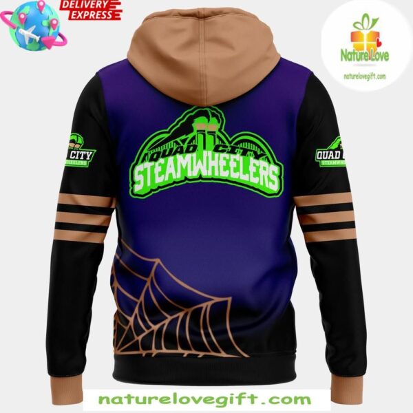 Quad City Steamwheelers 2025 Halloween Hoodie Halfway Night