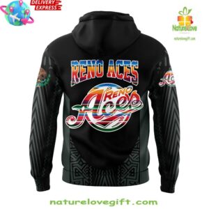 Reno Aces Mexican Heritage Night 2025 Black Hoodie InspirDG 3