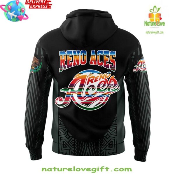 Reno Aces 2025 Mexican Heritage Night Black Hoodie Gift for Fans