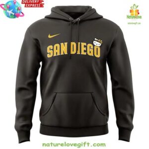 San Diego Padres Hello Kitty Night Limited Edition Hoodie InspirDG 2
