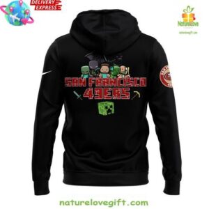 San Francisco 49ers 2025 NFL Minecraft Game Limited Edition Hoodie InspirDG 3