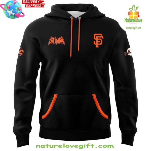 San Francisco Giants Batman Hoodie DC Comics Crossover