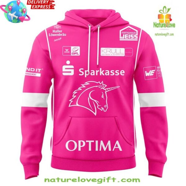 Schwäbisch Hall Unicorns 2025 Pink Bowl Hoodie