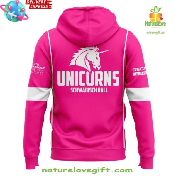 Schwäbisch Hall Unicorns 2025 Pink Bowl Hoodie