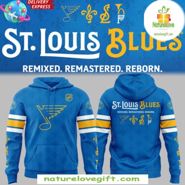 St Louis Blues Hoodie Remixed Remastered Reborn Special Edition