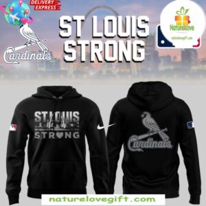 St Louis Cardinals Nike Hoodie Black St Louis Strong City Edition