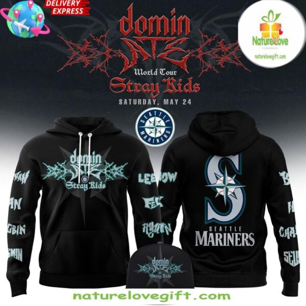 Stray Kids World Tour Hoodie Seattle Mariners Special Edition Gift for Fans