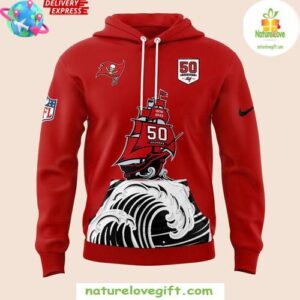Tampa Bay Buccaneers Celebrate The Legacy of 50 Seasons Red Hoodie InspirDG 2