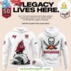 Tampa Bay Buccaneers 50 Seasons Legacy White Hoodie Gift for Fans
