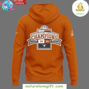 Texas Longhorns Sec Regular Season Title Special Orange Hoodie InspirDG 3
