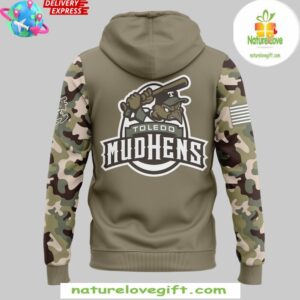Toledo Mud Hens 2025 Military Appreciation Hoodie Gift for Fans