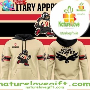 Vegas Knight Hawks 2025 Military Hoodie Gift for Fans