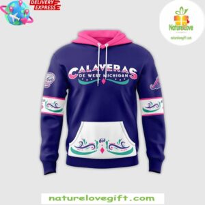 West Michigan Whitecaps 2025 Hoodie Calaveras Baseball Fan Gear