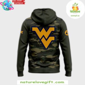 West Virginia Mountaineers Military Appreciation 2025 Camo Hoodie InspirDG 3