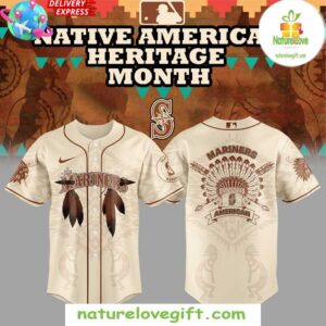Seattle Mariners 2025 Native American Heritage Jersey