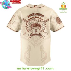 Seattle Mariners Native American Heritage Month 2025 Baseball Jersey InspirDG 3