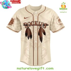 Colorado Rockies Native American Heritage Month 2025 Baseball Jersey InspirDG 2