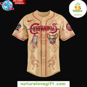 El Paso Chihuahuas Native American Heritage 2025 Baseball Jersey InspirDG 2
