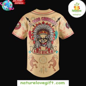 El Paso Chihuahuas Native American Heritage 2025 Baseball Jersey InspirDG 3