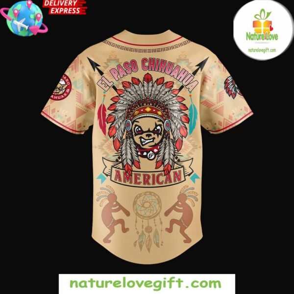 2025 El Paso Chihuahuas Native American Heritage Baseball Jersey