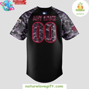 2025 Fayetteville Woodpeckers Black Ops is Black Baseball Jersey InspirDG 3