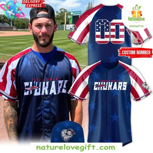 2025 Idaho Falls Chukars Independence Day Baseball Jersey