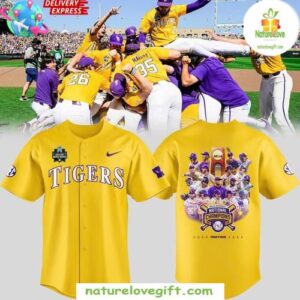 2025 LSU Tigers NCAA Baseball Champions Limited Jersey