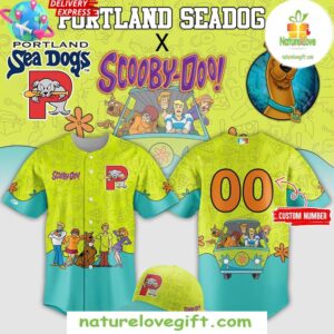 2025 Scooby Doo Portland Sea Dogs Baseball Jersey