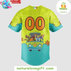 Portland Sea Dogs Scooby Doo Day 2025 Baseball Jersey InspirDG 3