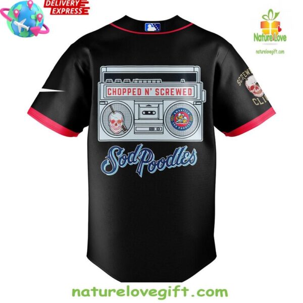 Amarillo Sod Poodles DJ Screw Baseball Jersey