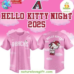 Arizona Diamondbacks Hello Kitty 2025 Baseball Jersey Night