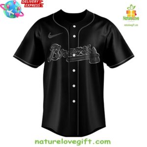 Atlanta Braves Back In Black 2025 Special Edition Baseball Jersey InspirDG 2