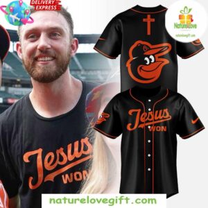 Baltimore Orioles Jesus Won Baseball Jersey Limited Edition
