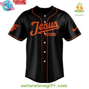 Baltimore Orioles Jesus Won Limited Edition Baseball Jersey InspirDG 2