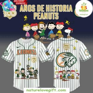 Baseball Jersey Leones Peanuts 100 Years LMB Edition
