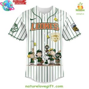 Leones Peanuts 100 Years LMB Edition Baseball Jersey InspirDG 2