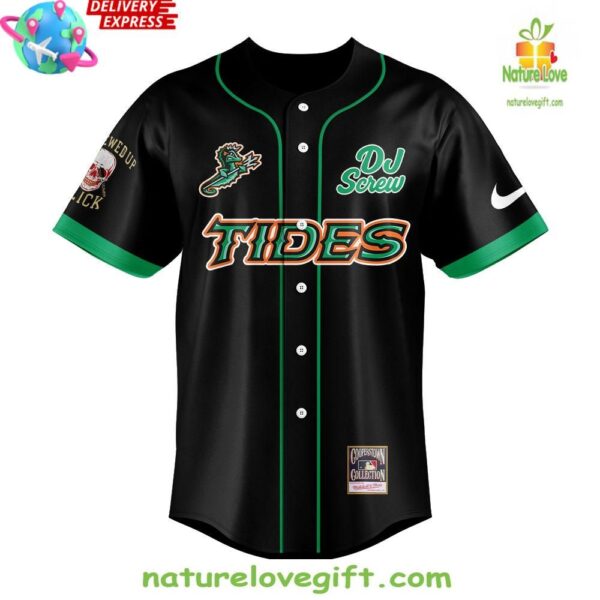 Baseball Jersey Norfolk Tides DJ Screw Special Edition