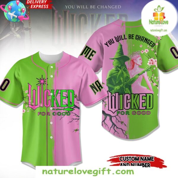 Baseball Jersey Wicked For Good Limited Edition