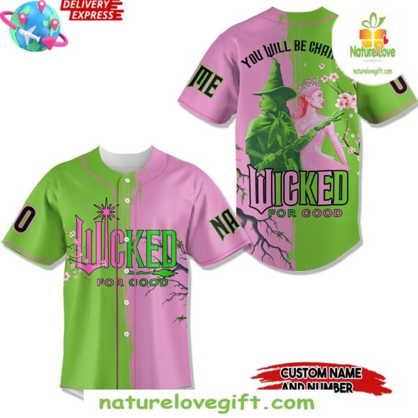 Baseball Jersey Wicked For Good Limited Edition