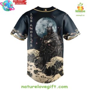 Batman x Los Angeles Dodgers Limited Edition Baseball Jersey InspirDG 3