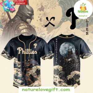 Batman Phillies Baseball Jersey Limited Edition