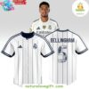 Bellingham Real Madrid #5 Pinstripe Baseball Jersey