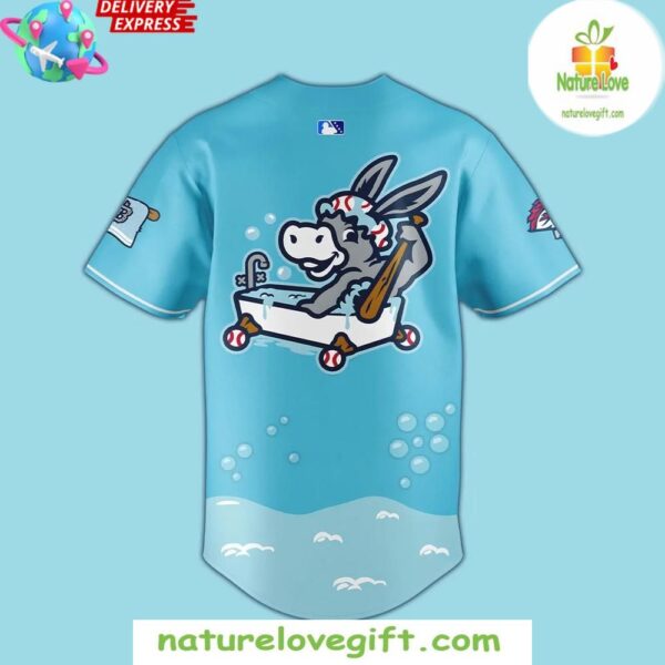 Binghamton Rumble Ponies 2025 Baseball Jersey Bathtub Donkeys
