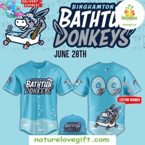 Binghamton Rumble Ponies Bathtub Donkeys 2025 Baseball Jersey InspirDG 4