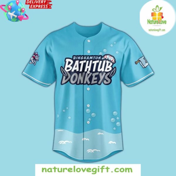 Binghamton Rumble Ponies 2025 Baseball Jersey Bathtub Donkeys