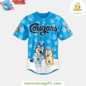Kane County Cougars x Bluey Custom Baseball Jersey InspirDG 2