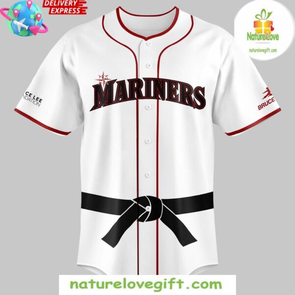 Bruce Lee Seattle Mariners Baseball Jersey Night Edition